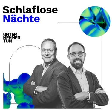 Key Visual UnternehmerTUM Podcast Schlaflose Nächte