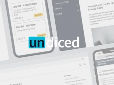 Undiced