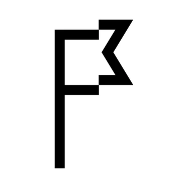UTUM Icon Flag Fast Track RGB grayscale pos